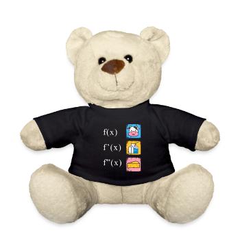 Math Derivation Cow Milk Cheese - Teddy Bear - black - Front