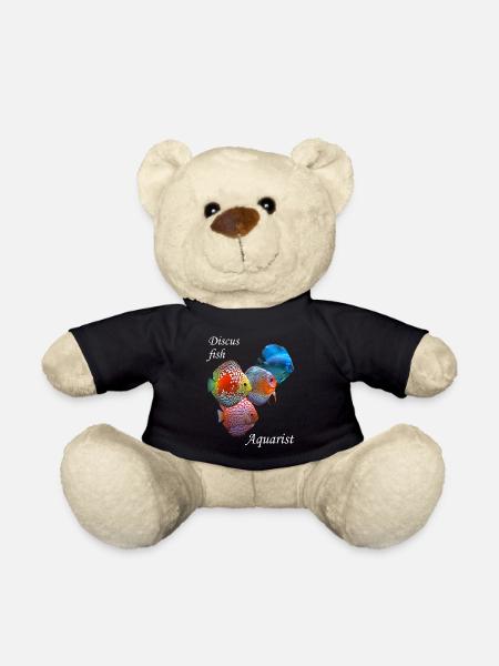 DISCUS FISH AQUARIST - VARIOUS DISCUS FISH GRAPHIC - Teddy Bear - black