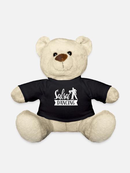 Salsa Tanzen Hobby Tanz Tänzer - Teddy - Schwarz