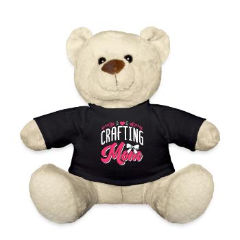 Crafts Mom Mother Hobbyist Craft - Teddy Bear - black - Front