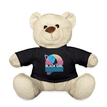 Black Girl Black Story Melanin Schw - Nounours - noir - Devant