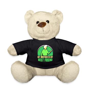 Mon frère est mon meilleur ami frères de l’équipe - Nounours - noir - Devant
