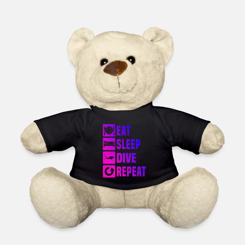 Scuba Taucher Scuba Tauchen Taucher Tauchen - Teddy - Schwarz