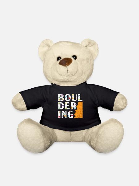 Boulderer Rock climbers Mountaineering Bouldering - Teddy Bear - black