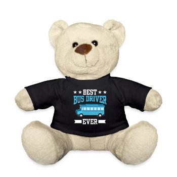 Meilleur chauffeur de bus de tous les temps Bus Travel Coach - Nounours - noir - Devant