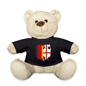 Sardaigne Drapeau sarde Sardaigne Sardaigne - Nounours - noir - Devant