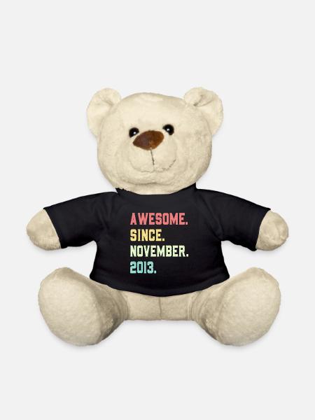Awesome Since November 2013 - Teddy Bear - black