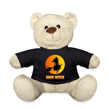 good witch - Teddy Bear - black - Front