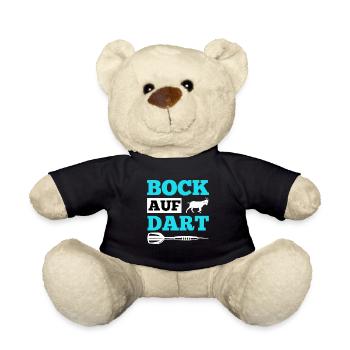 Bock sur Dart jouer Dartpfeile Darts Darts - Nounours - noir - Devant
