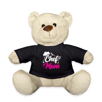 Cook Mama Cook Mother Cooking - Teddy Bear - black - Front
