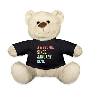 Großartig seit Januar 1979 - Teddy - Schwarz - Vorne