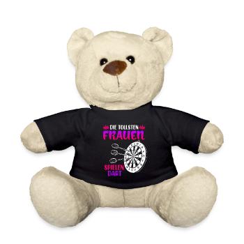 Frauen Darts Damen Dart Pfeile Zubehör Dart - Teddy - Schwarz - Vorne