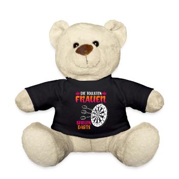 Frauen Darts Damen Dart Pfeile Zubehör Dart - Teddy - Schwarz - Vorne
