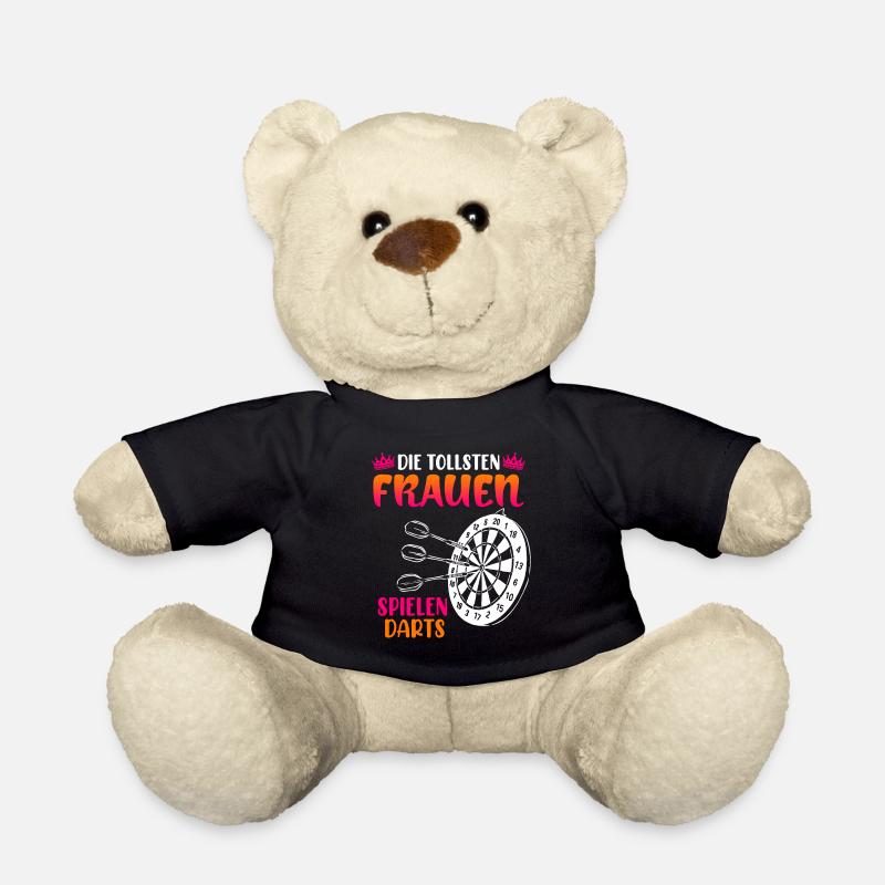 Frauen Darts Damen Dart Pfeile Zubehör Dart - Teddy - Schwarz