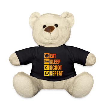 Stuntscooter Women's Scooter Stunt Stunt Scooter - Teddy Bear - black - Front