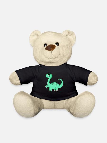 Dinosaurier Motiv - Teddy - Schwarz