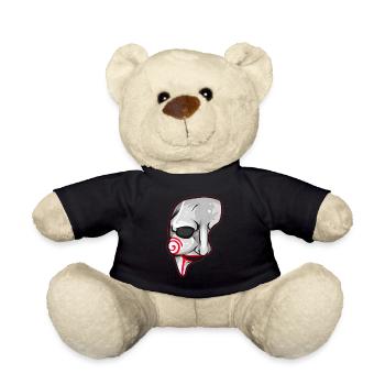 Scary Horror Movie Mask Costume Halloween - Teddy - Schwarz - Vorne