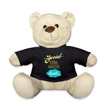 zu viel für mich heute - Teddy - Schwarz - Vorne