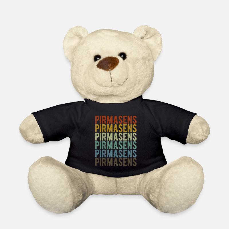 Pirmasens Stadt Retro Vintage - Teddy - Schwarz