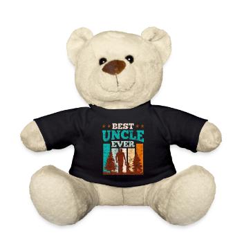 Meilleur oncle de tous les temps Oncle - Nounours - noir - Devant