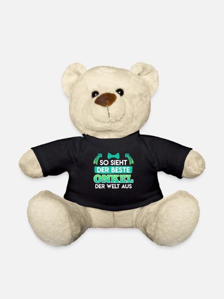 So sieht der beste Onkel der Welt aus - Teddy - Schwarz