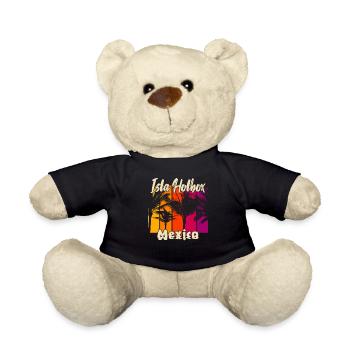 Isla Holbox Mexico - Teddy Bear - black - Front