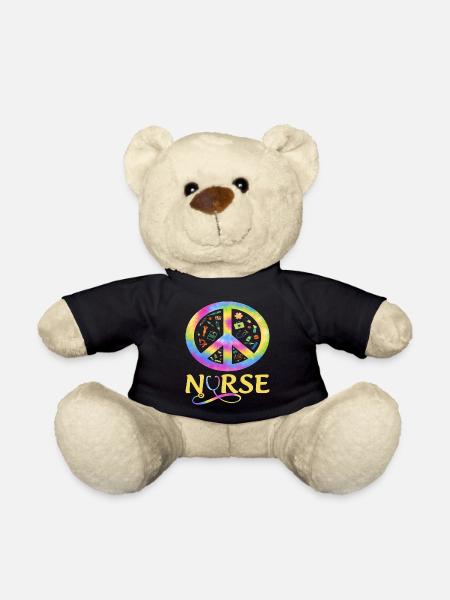 Infirmière en paix - Nounours - noir