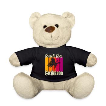 Puerto Rico Caribbean - Teddy Bear - black - Front