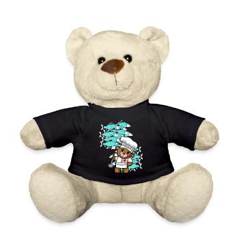 Fish Gourmet Kitchen Home Cook Teddy Chef - Teddy Bear - black - Front