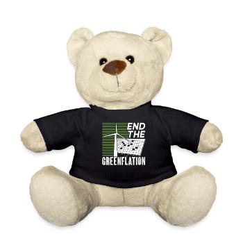 Mettre fin à l’inflation de la Greenflation Énergie verte - Nounours - noir - Devant