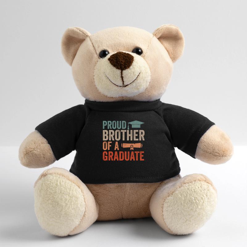 Stolzer Bruder Eines Absolventen Absolvent Teddy