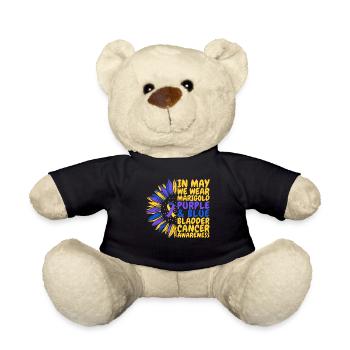 Blasen-Krebs-Awareness Sonnenblume - Teddy - Schwarz - Vorne