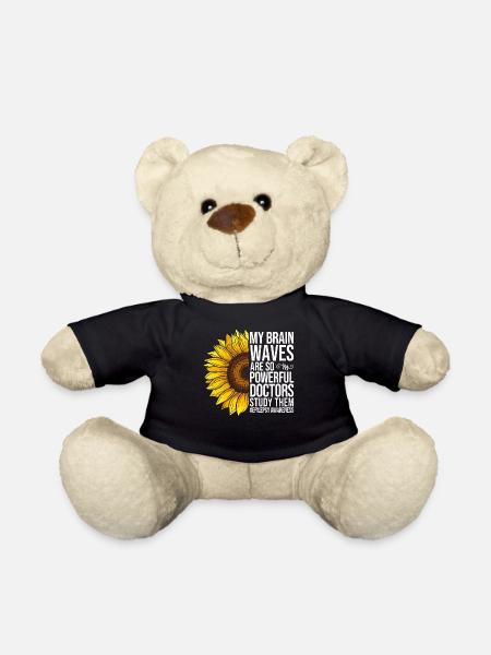 Epilepsie-Bewusstsein Sonnenblume - Teddybjørn - sort
