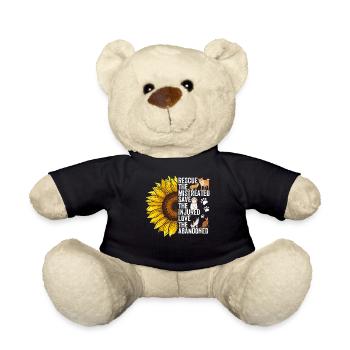 Rescue Dog Squadron Sunflower - Teddy Bear - black - Front