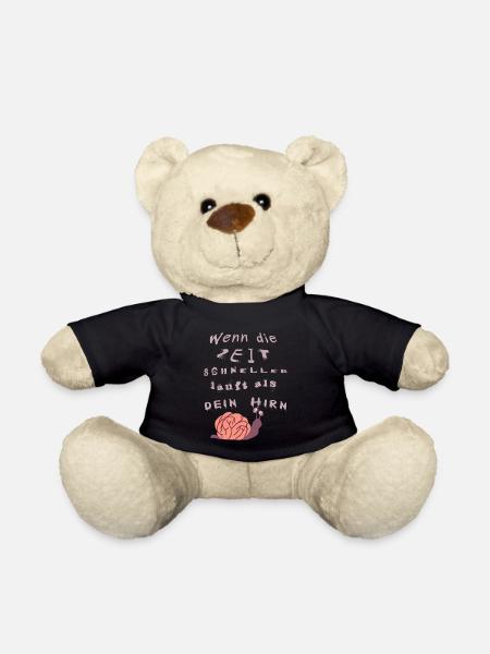 Wenn die Zeit schneller läuft als dein Hirn - Teddy - Schwarz