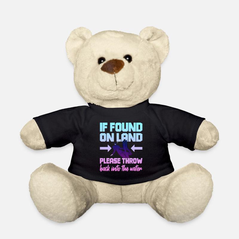 Lustiger Taucher Tauchen Schnorcheln - Teddy - Schwarz