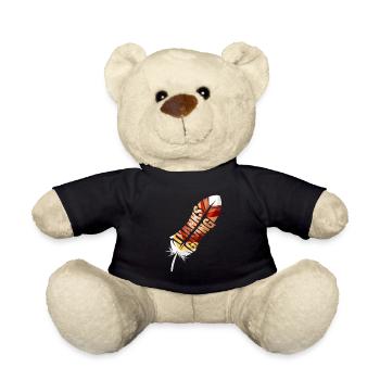 Noble Colorful Turkey Feather Thanksgiving - Teddy - Schwarz - Vorne