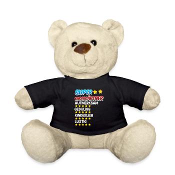 Definition eines Super Kindergärtner - Teddy - Schwarz - Vorne