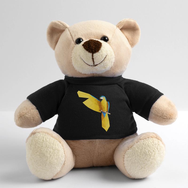 Bleu Ara Low Poly Nounours
