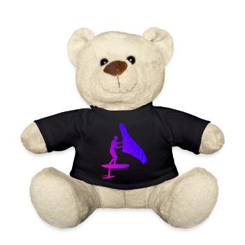 wingfoil women wingsurfen hydrofoil wingsurf - Teddy Bear - black - Front
