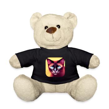 Siamkatze - Teddy - Schwarz - Vorne