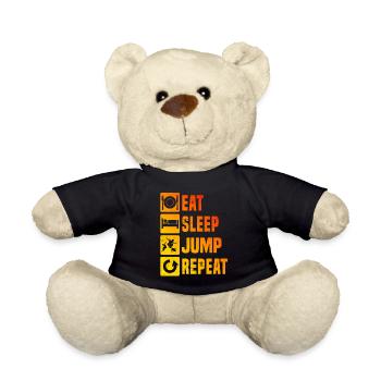 Free Runner Parcours Herren Damen Free Running - Teddy - Schwarz - Vorne