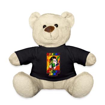 Lustige Homosexuell Ally Anime Girl Just An Ally W - Teddy - Schwarz - Vorne