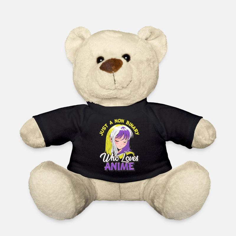Nicht-binäres Anime-Mädchen Nur ein nicht-binäres, - Teddy - Schwarz