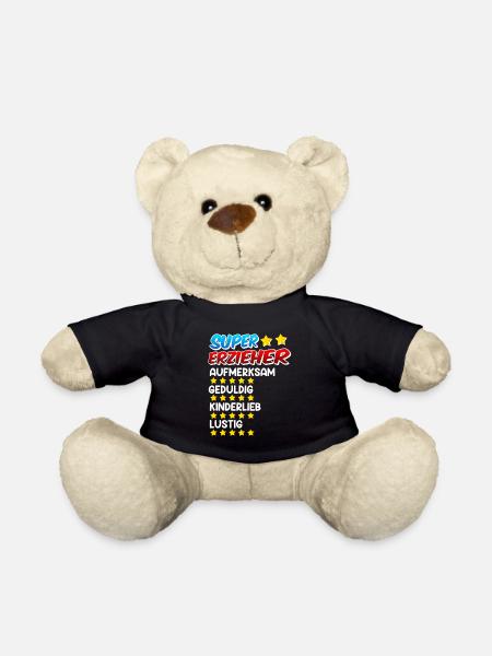 Definition eines Super Erzieher - Teddy - Schwarz