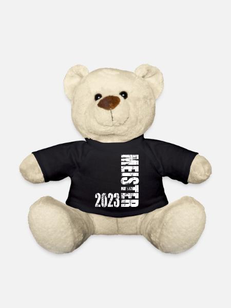 Abschluss Meister 2023 Vintage Design - Teddy - Schwarz