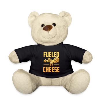 Driven by cheese sweet lovers love - Teddy Bear - black - Front