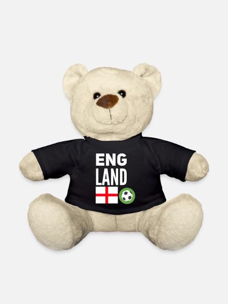 England Fußball - Teddy - Schwarz