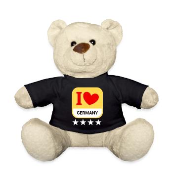 Deutschland - Teddy - Schwarz - Vorne
