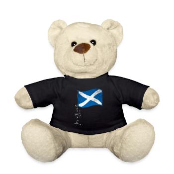 Écosse Drapeau écossais - Nounours - noir - Devant
